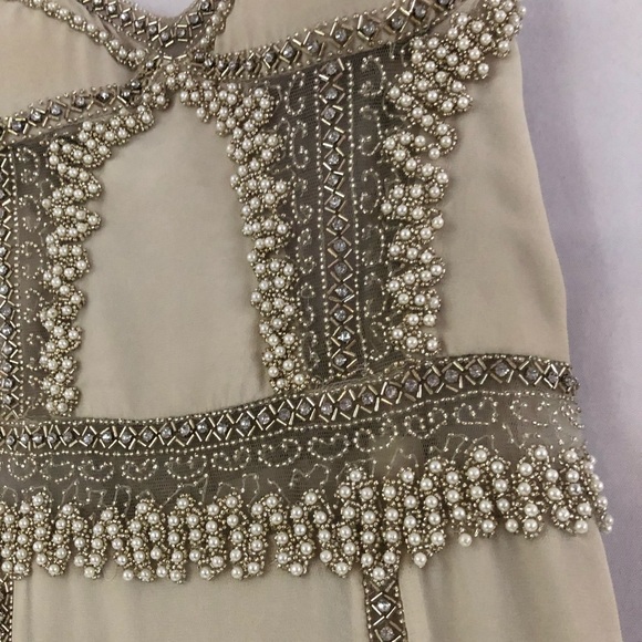 Ivory Vintage Prom Dress - Picture 4 of 8